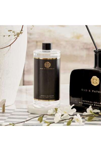PAN HOME Imperial Oud Patchouli Refill Oil 500ml - Black