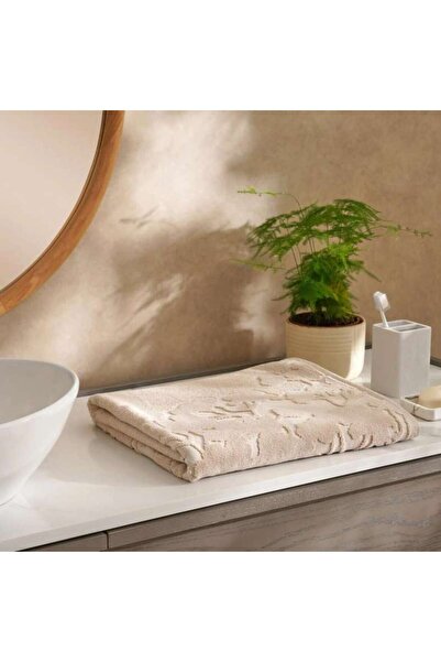 PAN HOME Emily Shimmer JQ bathsheet 90x150 cm-Beige
