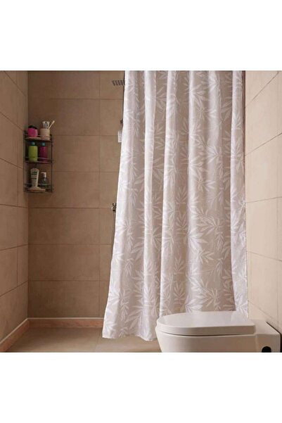 PAN HOME ستارة حمام بليس 180x180 سم - بيج