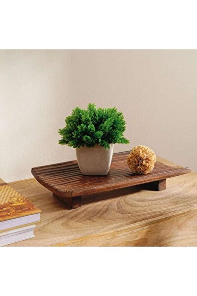 PAN HOME Loera Wooden Tray 30x20x5cm - Brown