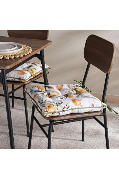 PAN HOME Patio 2-Piece Chairpad Set 40x40cm - Yellow