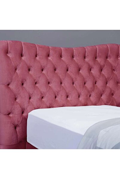 PAN HOME MARS HEADBOARD VELVET PINK L-120 : H-125 CM