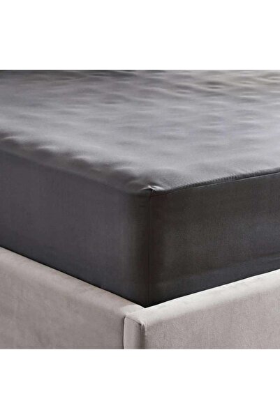 PAN HOME Everyday King Fitted Sheet 180x200+33cm - Silver