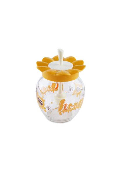 PAN HOME Lily Honey Jar 380ml - Yellow