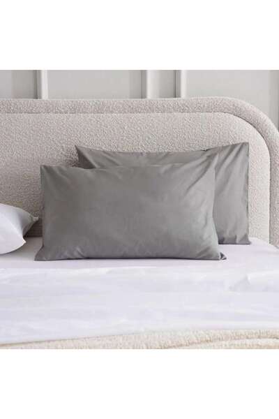 PAN HOME Retreat 2-Piece Pillow Case Set 50x75cm - Storm Grey