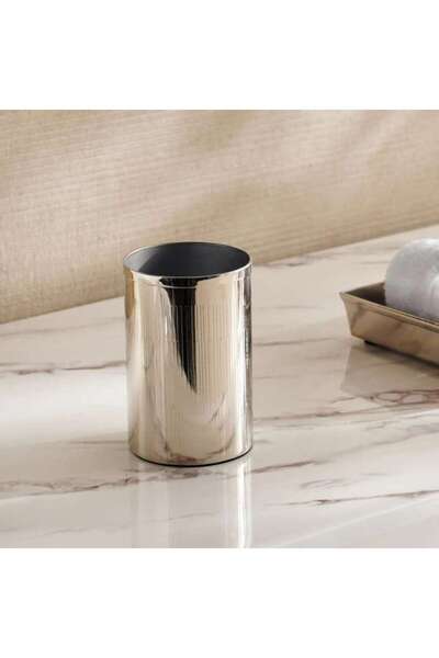 PAN HOME كوب معدني ميتور بقطر 7.5 × 11.5 سم - فضي