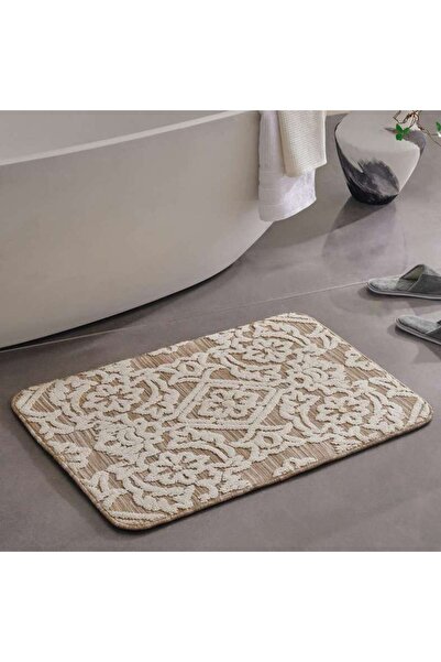 PAN HOME سجادة حمام بيني فائقة الامتصاص 60x90 سم - بيج