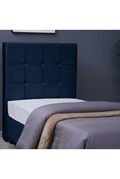 PAN HOME هيرمونيا هيدبورد شانيل أزرق داكن L-90: ارتفاع 125 سم
