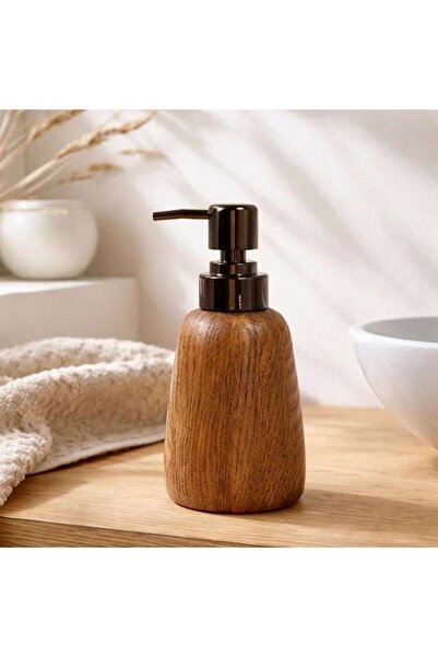PAN HOME Oakroot Soap Dispenser 7.6x7.6x18.2cm - Natural