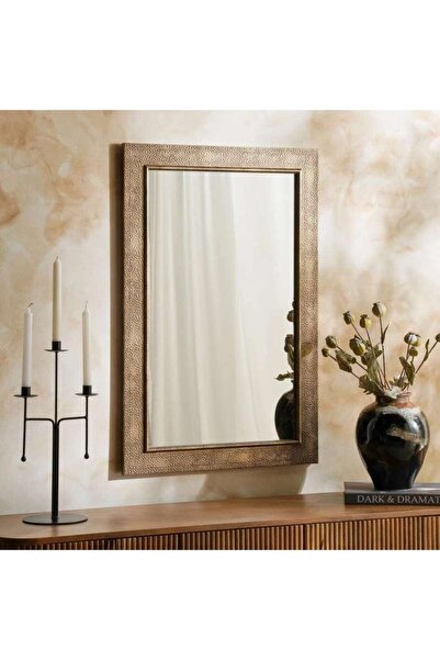 PAN HOME مرآة حائط بإطار من إيفيان مقاس 61×91.4 سم - لون طبيعي