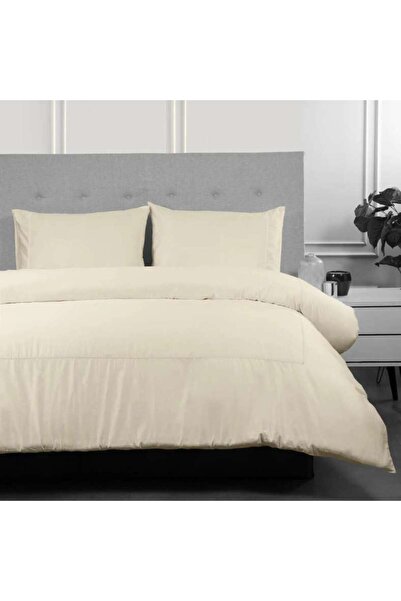 PAN HOME Classic Egyptian 3-piece 400tc King Duvet Cover Set 230x220cm - Ivory