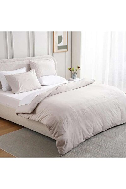 PAN HOME طقم غطاء لحاف أنيق من 3 قطع مقاس 260×220 سم - رمادي