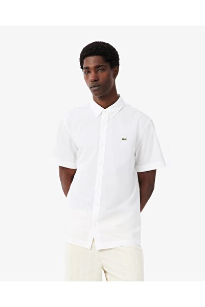 Lacoste Pánske ležérne košele CHAINE ET TRAME