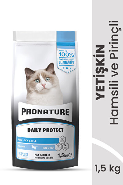 Pronature Yetişkin Kuru Kedi Maması (Daily Protect) - Hamsili ve Pirinçli - 1...