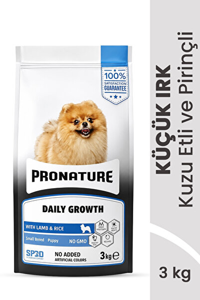 Pronature Küçük Irk Yavru Kuru Köpek Maması (Daily Growth) - Kuzu Etli ve Pir...