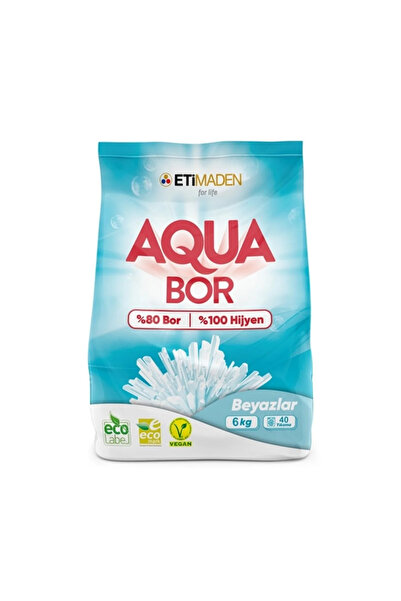 Boron AquaBor (Boron) Toz Çamaşır Deterjanı 6 kg - Beyazlar