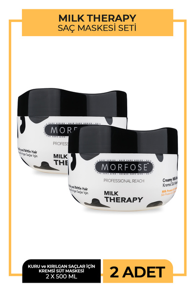 Morfose Milk Therapy Maske 500 Ml - 2 Adet