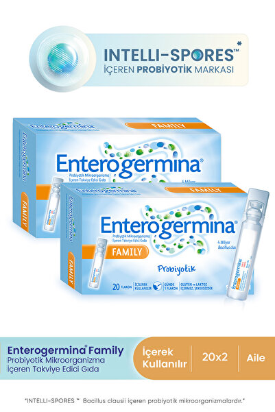 Enterogermina Aile 20 Flakon 4 Milyar Bacillus Clausii Sporu Içeren Probiyoti...