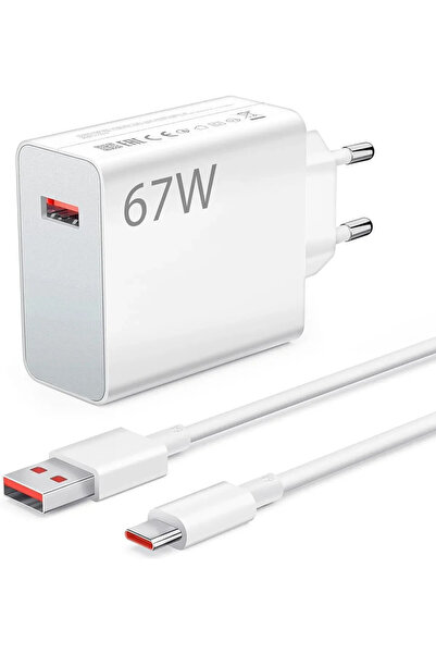 TİVENS Hızlı Turbo 67 W Type-c Kablolu Şarj Aleti A Kalite