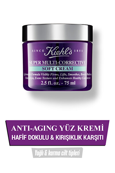 Kiehl's Super Multi Corrective Yaşlanma Karşıtı 7'si 1 Arada Hafif Dokulu Kre...