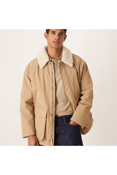 Calvin Klein Ls Detachable Fur Collar Puffer