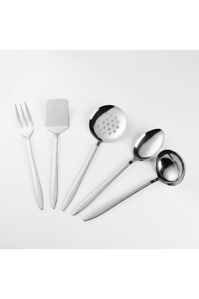Aryıldız Krom Elegant 5 Parça Servis Seti
