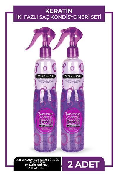 Morfose 2x400 ml Keratin Içeren Çift Fazlı Fön Suyu