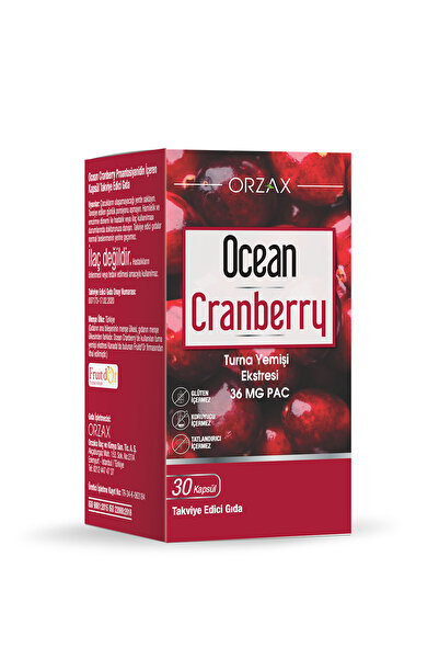 Ocean Cranberry - Turna Yemişi Ekstresi Proantosiyanidin (PAC) İçeren Takviye...