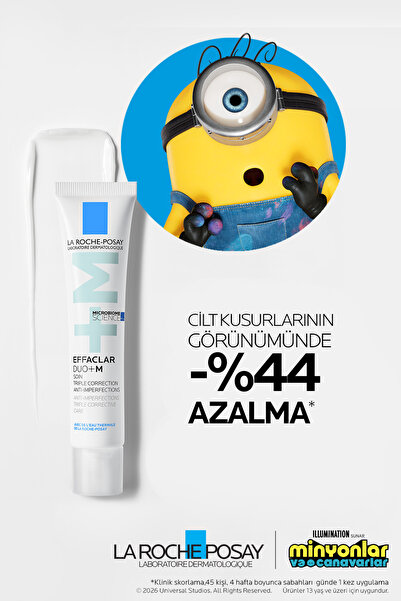 La Roche Posay Effaclar Duo (+) M Akneye Eğilim Gösteren Ciltler İçin Cilt Kusuru Görünümü Karşıtı Bakım Kremi 40ml