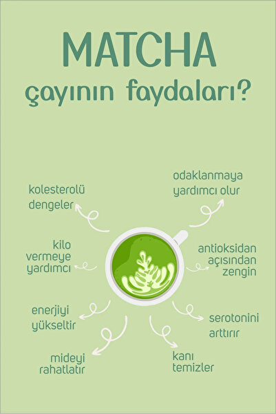 Helal Spice AA Kalite Organik Matcha Çayi 30gr - Maça Tozu 2 Adet