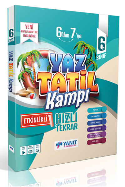 Yanıt Yayınları Yanıt Yayınları Yanıt 6.sınıf Yaz Tatil Kamp Kitabı