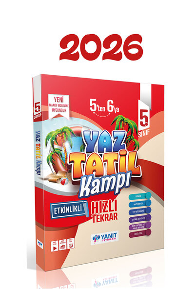 Yanıt Yayınları Yanıt Yayınları 5. Sınıf 5'ten 6'ya Geçenlere Yaz Tatil Kampı