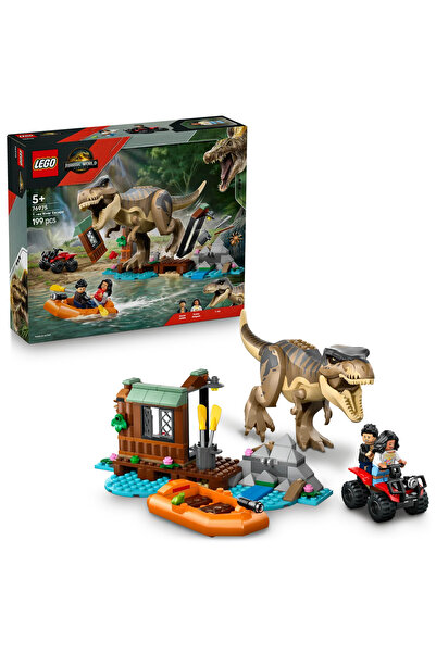 LEGO Jurassic World T. rex River Escape 76975 - Kreatywny zestaw do budowania...