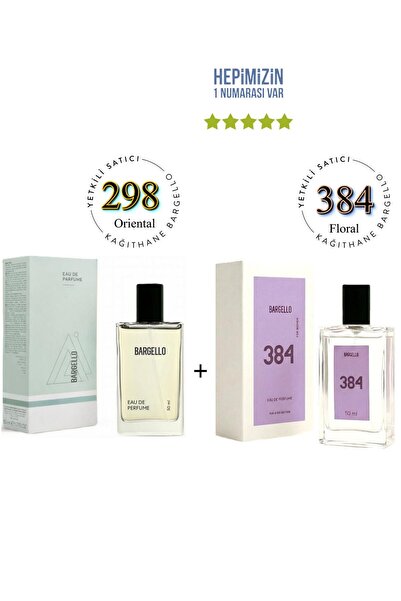 Bargello 298 + 384 Unisex/kadın Parfüm Edp 50 ml Oriental/floral - Mnms50298384