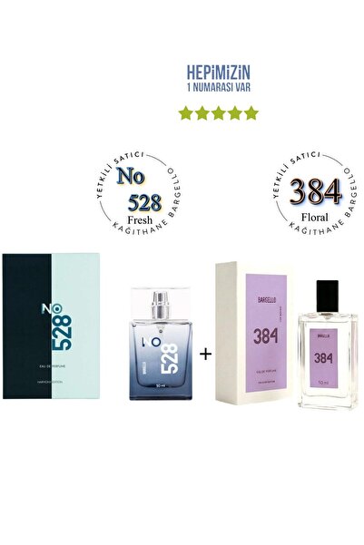 Bargello No: 528 + 384 Erkek / Kadın Parfüm Edp 50 ml Fresh / Floral - Mnms50...