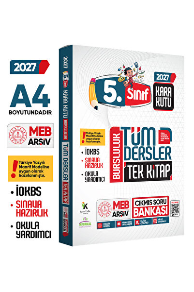Karakutu Yayınları 2027 5.Sınıf Tüm Dersler TEK KİTAP YENİ SİSTEM İOKBS BURSL...