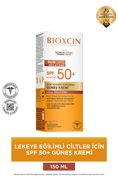 Bioxcin Sun Care Leke Eğilimli Ciltler Için Güneş Kremi 50 Spf 150 Ml - Leke,...