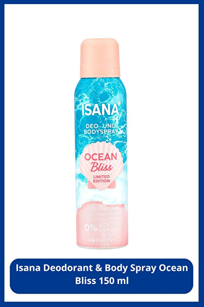 ISANA DEO&BODY SPREY 150ML OCEAN BLISS