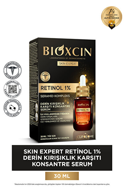 Bioxcin Skin Expert Retinol Serum %1 30 ml - Derin Kırışıklık Karşıtı Seramid...