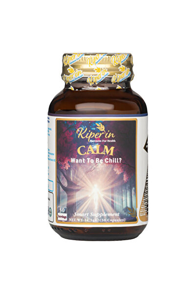 Kiperin Calm ''Relax'' Passiflora, Safran, 5-HTP, Valerian, ... 9 İçerik (30 ...