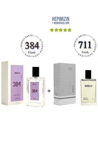 Bargello 384 + 711 Kadın/erkek Parfüm Edp 50 ml Floral/fresh - Mnms50384711