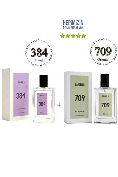 Bargello 384 + 709 Kadın/erkek Parfüm Edp 50 ml Floral/oriental - Mnms50384709