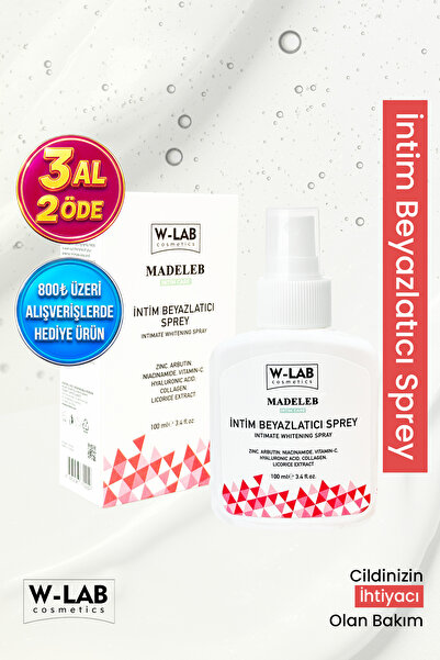 W-Lab Cosmetics İntim Beyazlatıcı Sprey 100 ML