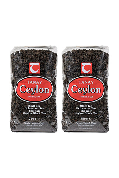 Tanay Ceylon Çayı 750 Gr X 2 adet (1.500 gr) %100 İthal Sri Lanka Siyah Dökme...