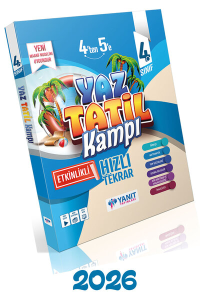 Yanıt Yayınları Yanıt 4. Sınıf Yaz Tatil Seti 4. Sınıftan 5. Sınıfa Geçenler ...