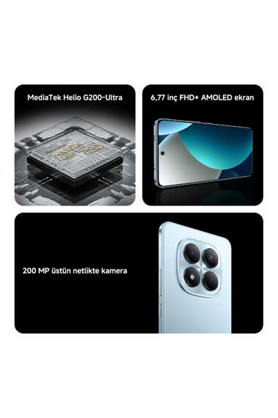 Xiaomi Redmi Note 15 Pro 12 GB+512 GB Siyah (Xiaomi Türkiye Garantili )