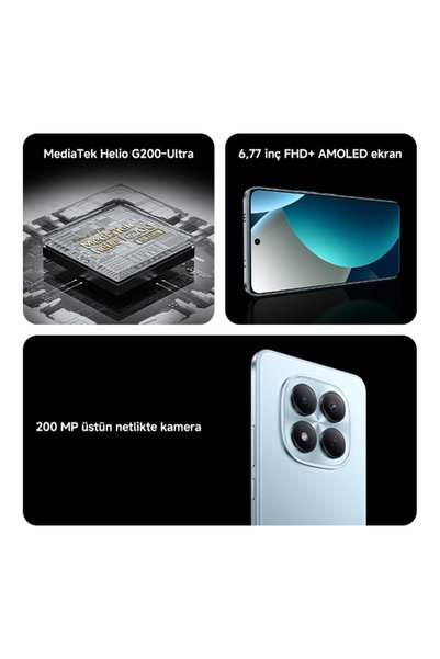 Xiaomi Redmi Note 15 Pro 8 GB+256 GB Titanyum Gri (Xiaomi Türkiye Garantili )