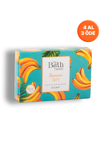 THE BATH FACTORY صابون مرطب لليدين والوجه والجسم - بنكهة الموز