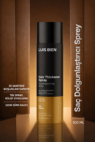 Luis Bien Saç Dolgunlaştırıcı Sprey Sarı 100 ml –  Suya/Tere Dayanıklı Amonya...
