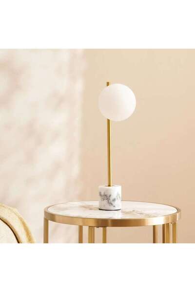 PAN HOME Phylos E14 Table Lamp Dia 33x50cm - White Gold
